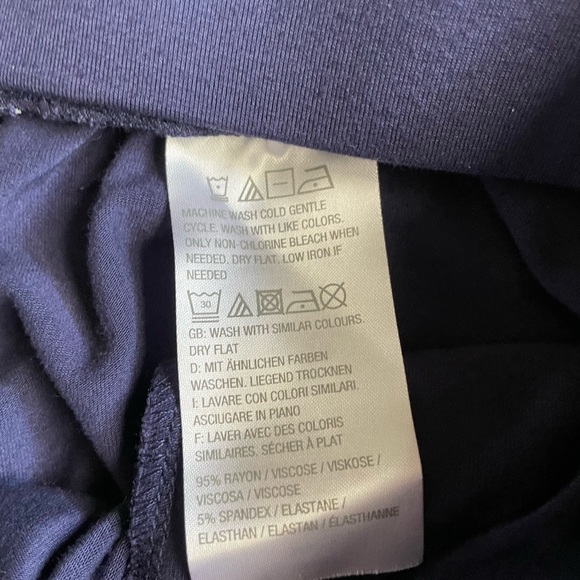 Lisa Rinna QVC  Wrap-Front Pull-On Pants XL Women 18 Plus NWOT Navy Blue RHBH - Picture 6 of 6